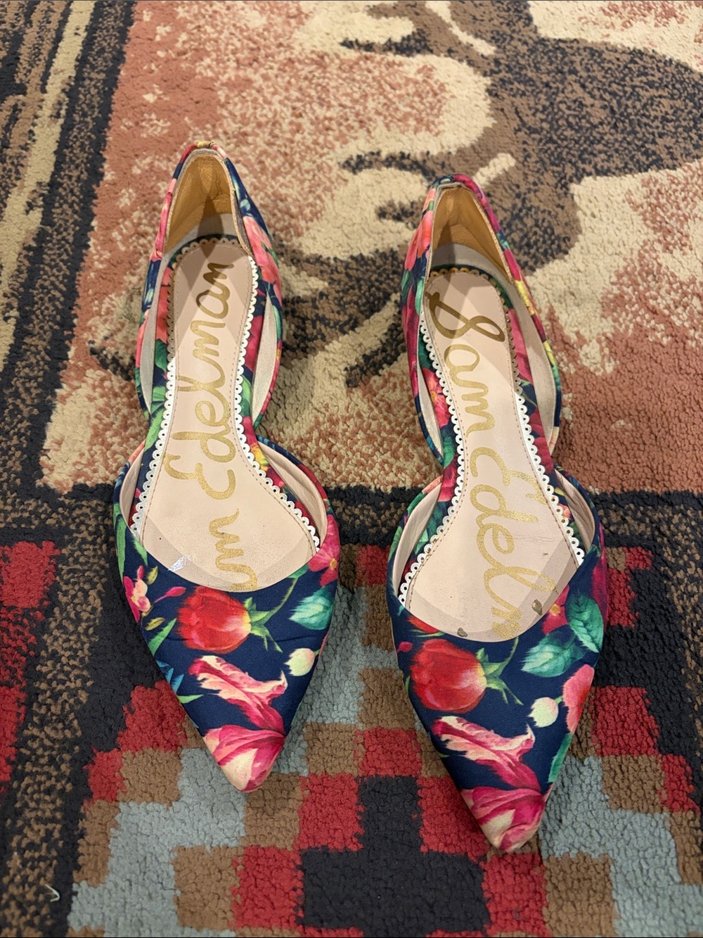Women’s Sam Edelman floral pointed flats